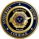 Clarksville Police Department badge
