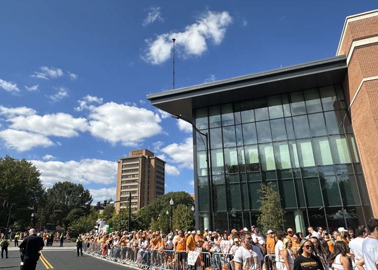 UTPD using rooftop surveillance for crowd monitoring at a football game